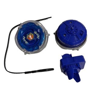2x Takara Tomy Beyblade Metal Fusion Storm Pegasus BB-28 Blue Electronic 2 piece